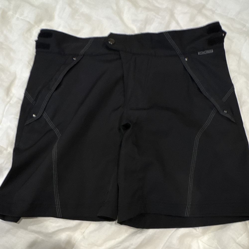 Specialized Men's Black Nylon Cycling Cargo Shorts w/ Pockets Size M